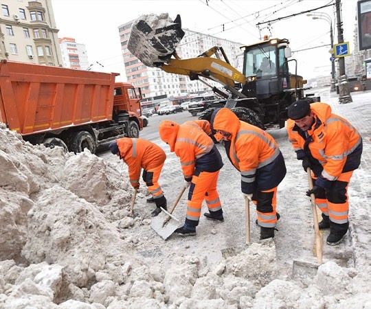 Уборка снега в Соликамске и  Пермском крае